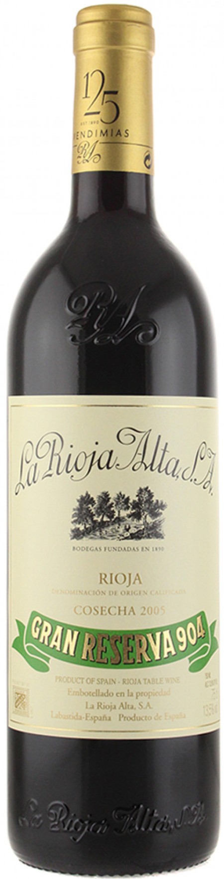 La Rioja Alta Rioja Gran Reserva 904