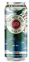 Lake of Bays the West Wind Black IPA