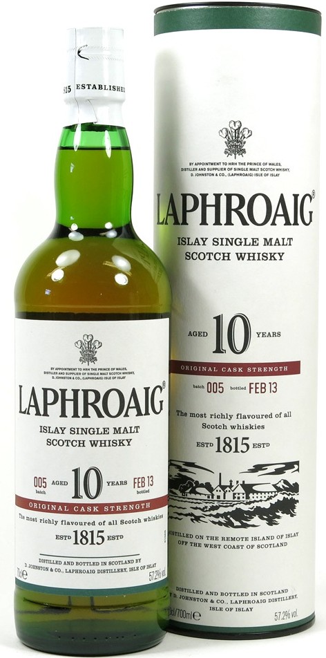 Laphroaig 10 Year Cask Strength Batch 005