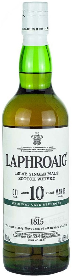 Laphroaig 10 Year Cask Strength Batch 011