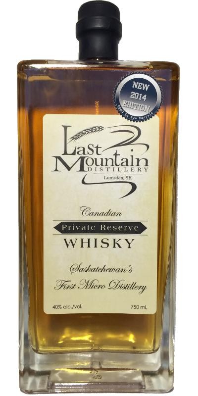 Last Mountain Private Reserve Whisky