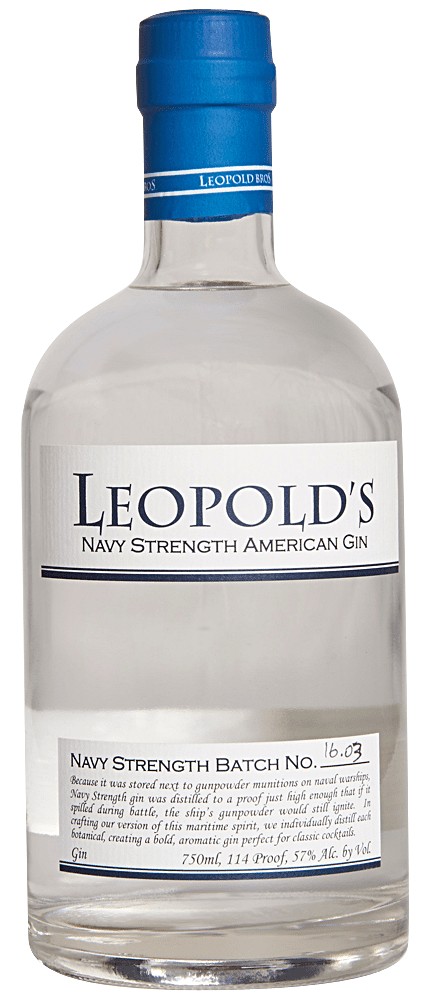 Leopold's Navy Strength American Gin