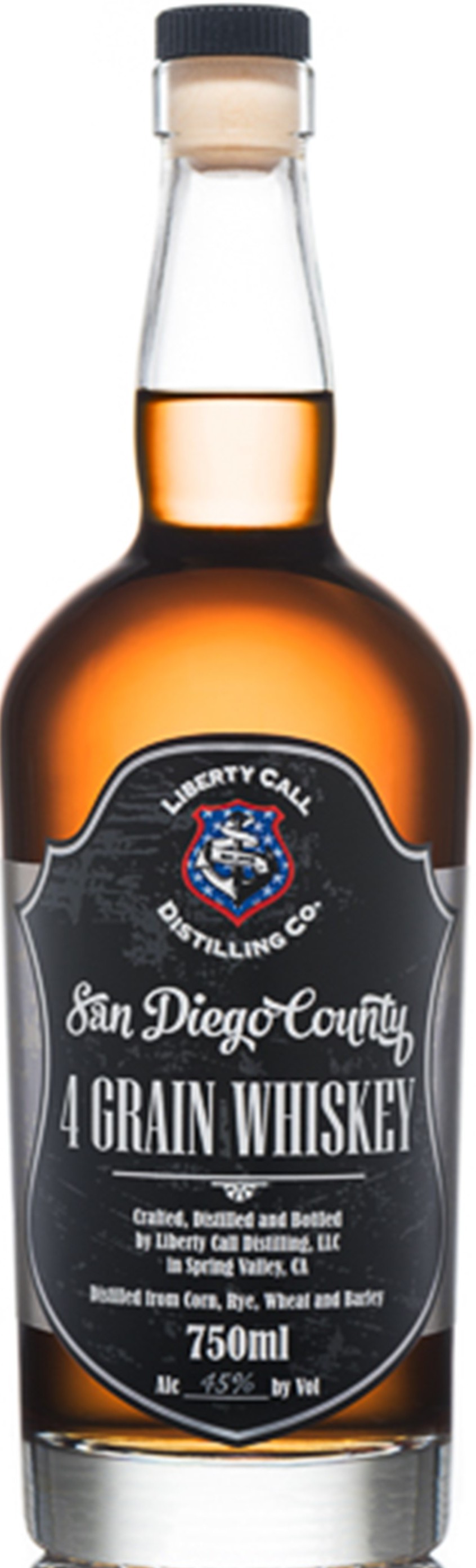 Liberty Call San Diego County 4 Grain Whiskey