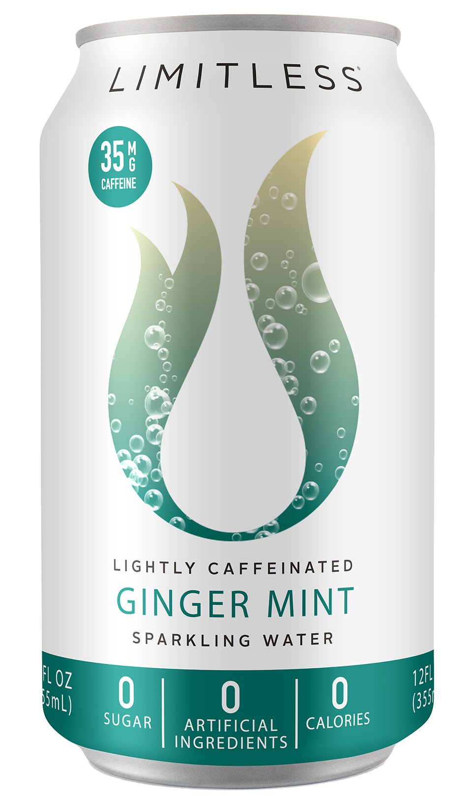 Limitless Ginger Mint Sparkling Water