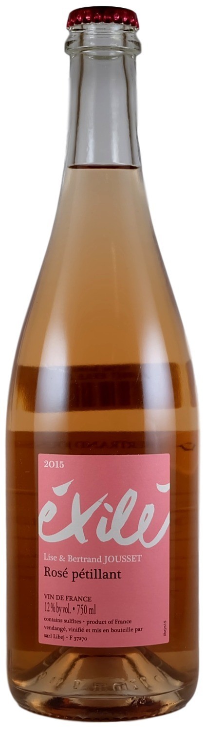 Lise & Bertrand Jousset 'Exile' Petillant Rose