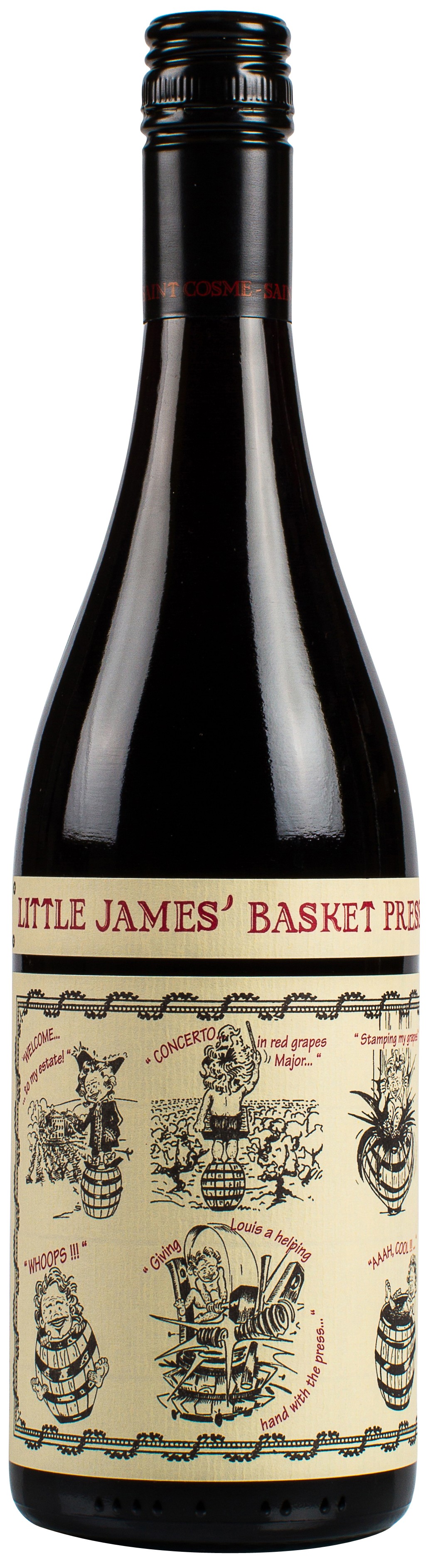 Little James Basket Press Red