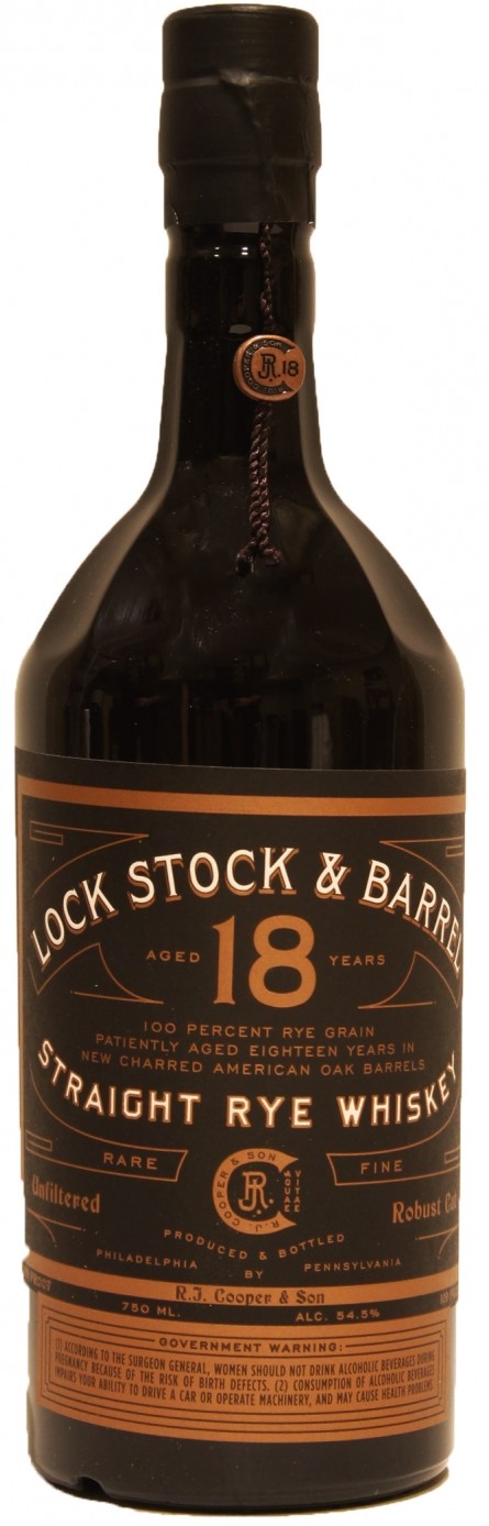 Lock Stock & Barrel 18 Year Straight Rye Whiskey