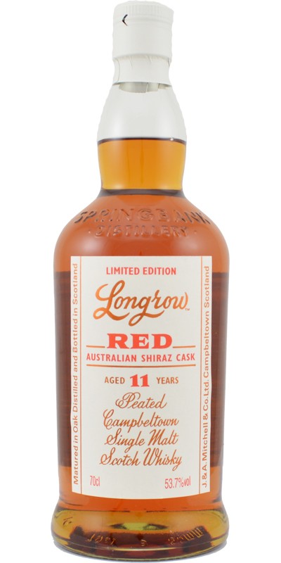 Longrow Red 11 Year Australian Shiraz Cask