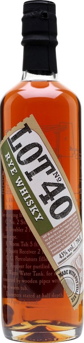 Lot No. 40 Rye Whisky