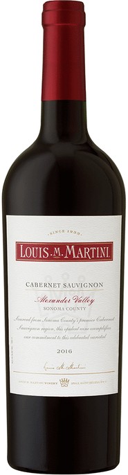 Louis Martini Alexander Valley Cabernet Sauvignon 2016 750mL