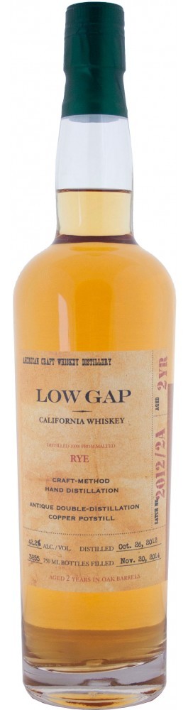 Low Gap 2 Year Rye Whiskey