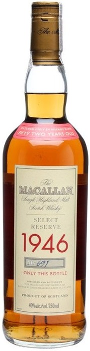 Macallan 1946 52 Year Select Reserve