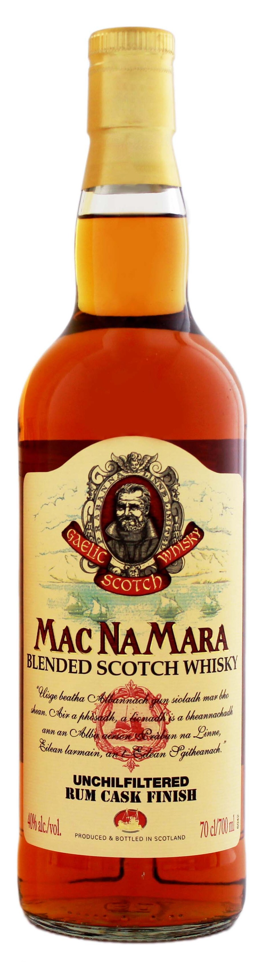 MacNaMara Rum Cask Finish Blended Scotch