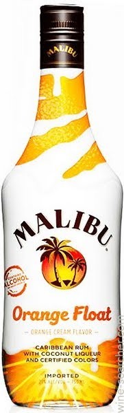 Malibu Orange Float Rum