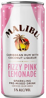 Malibu Rum Pink Fizzy Lemonade