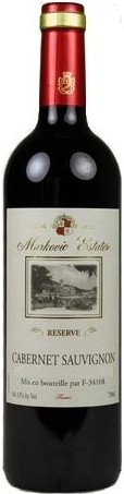 Markovic Estates Reserve Cabernet Sauvignon 2019 750mL