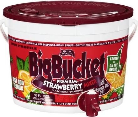 Master of Mixes Big Bucket Strawberry Margarita Mixer