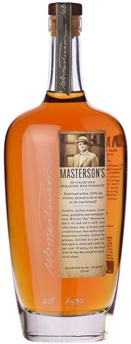 Masterson's Straight Rye Whiskey 10 Year