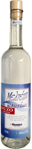 Mavraki Meltemi Ouzo Greek Liqueur