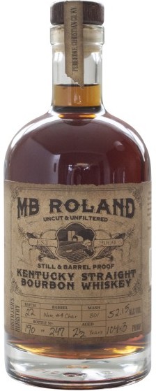 MB Roland Still and Barrel Proof Bourbon