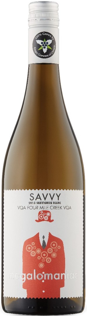 Megalomaniac Savvy Sauvignon Blanc 2015