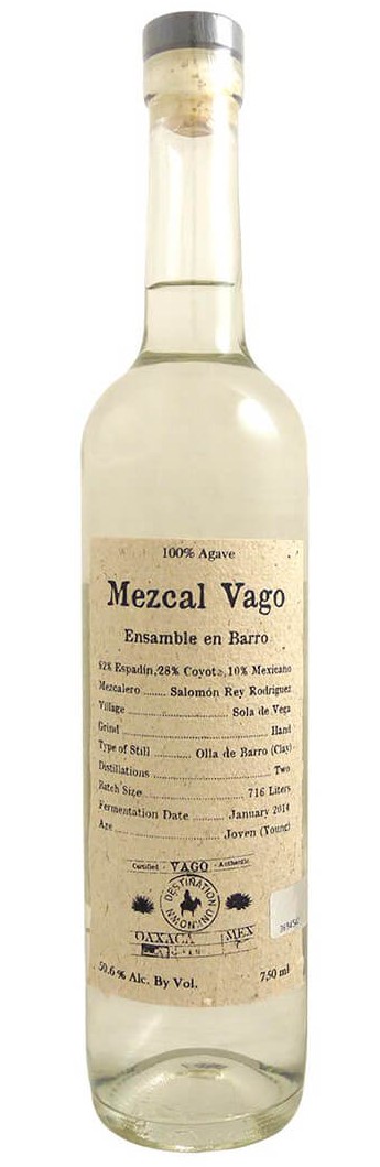Mezcal Vago Ensamble en Barro
