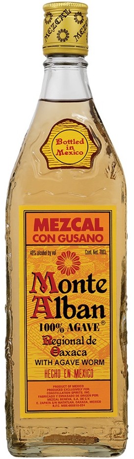Monte Alban Mezcal with Worm