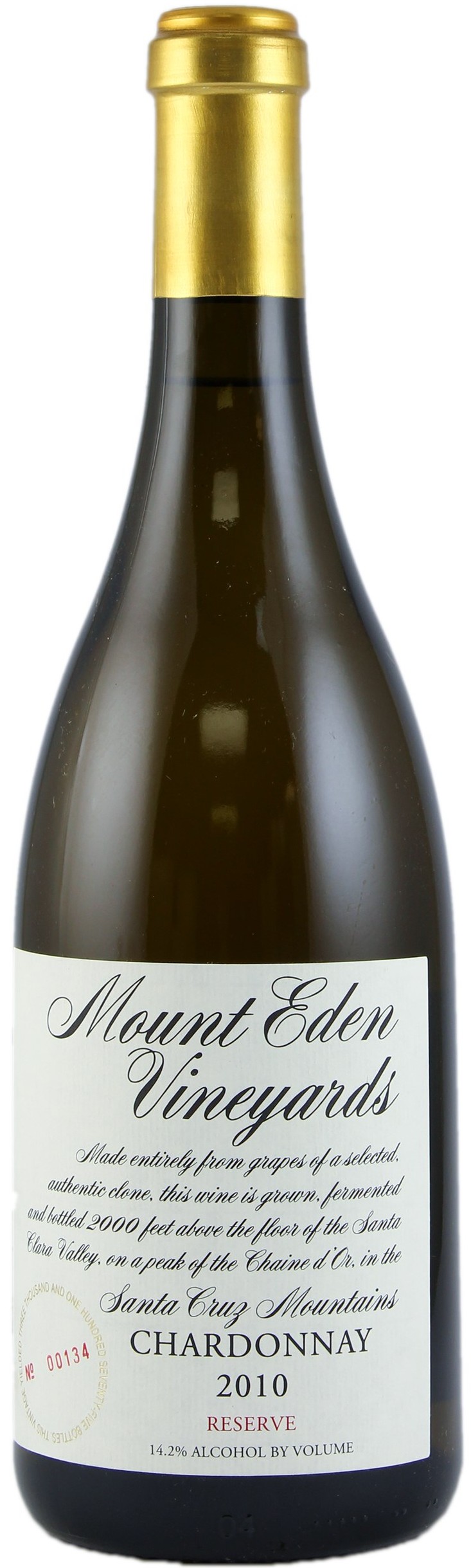 Mount Eden Chardonnay Santa Cruz Mountains