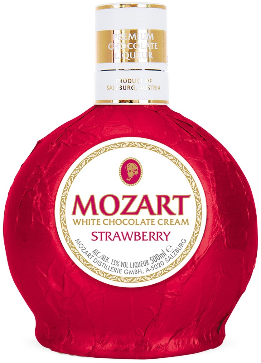 Mozart White Chocolate Cream Strawberry Liqueur