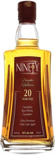 Ninety Canadian Rye Whisky 20 Year Old