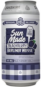 Oakshire Sun Made Blackberry Berliner Weisse