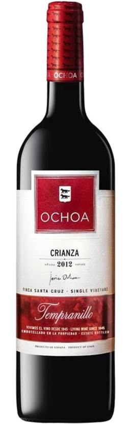 Ochoa Crianza Tempranillo 2012