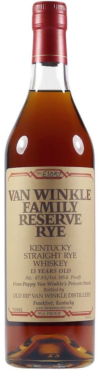 Old Rip Van Winkle Family Reserve Rye 13 Year