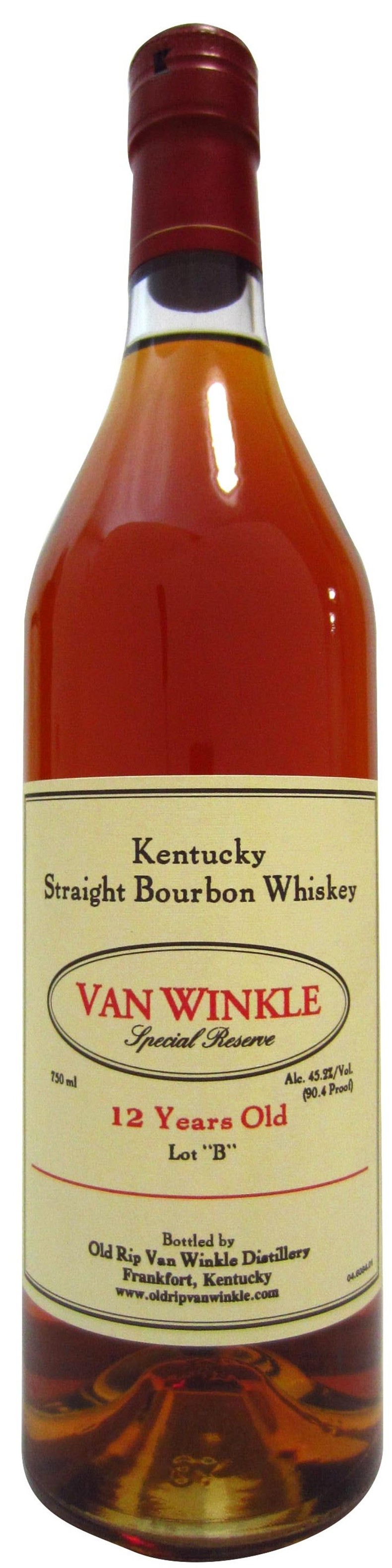 Old Rip Van Winkle Special Reserve Lot B