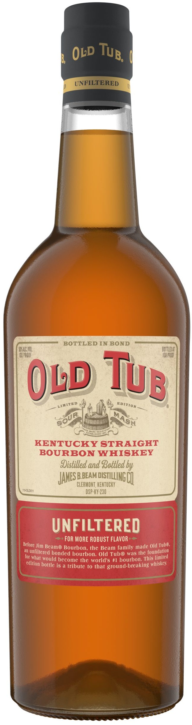 Old Tub Bottled in Bond Unfiltered Bourbon