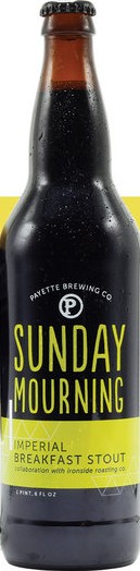 One Barrel Brewing Company Breakfast Beer Imperial Coffee Stout