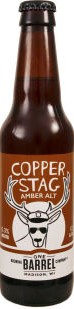 One Barrel Brewing Company Copper Stag Alt Beer