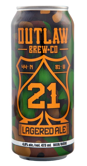 Outlaw Brew Co 21 Lagered Ale