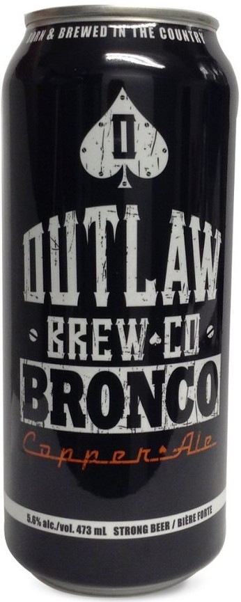 Outlaw Brew Co Bronco Copper Ale