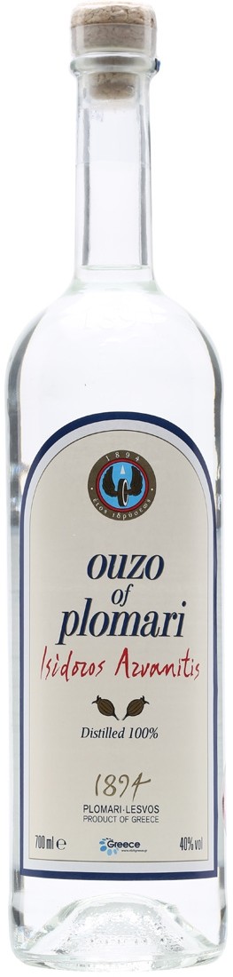 Ouzo of Plomari Isidoros Arvanitis