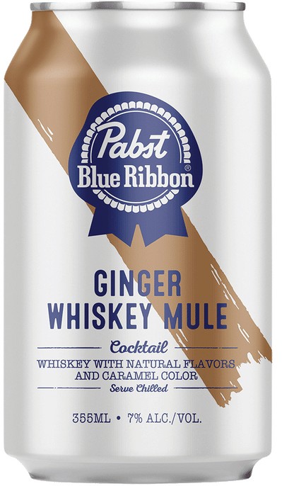 Pabst Whiskey Ginger Mule Cocktail 355mL can