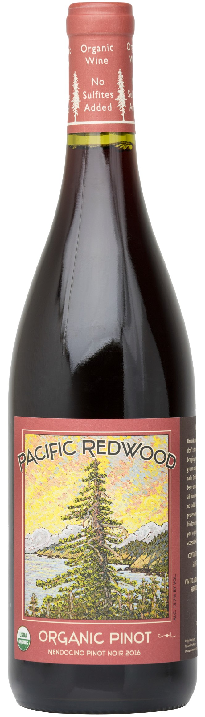 Pacific Redwood Organic Pinot Noir 2018