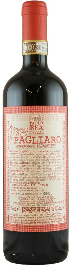 Paolo Bea Pagliaro Montefalco Sagrantino 2012
