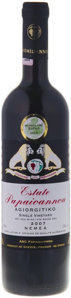 Papaioannou Estate Nemea 2010