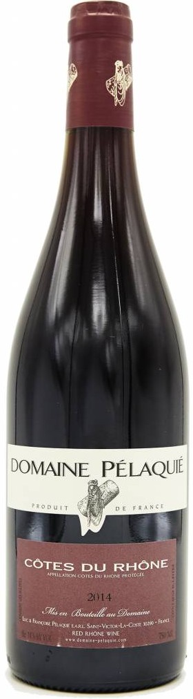 Pelaquie Cotes du Rhone Rouge