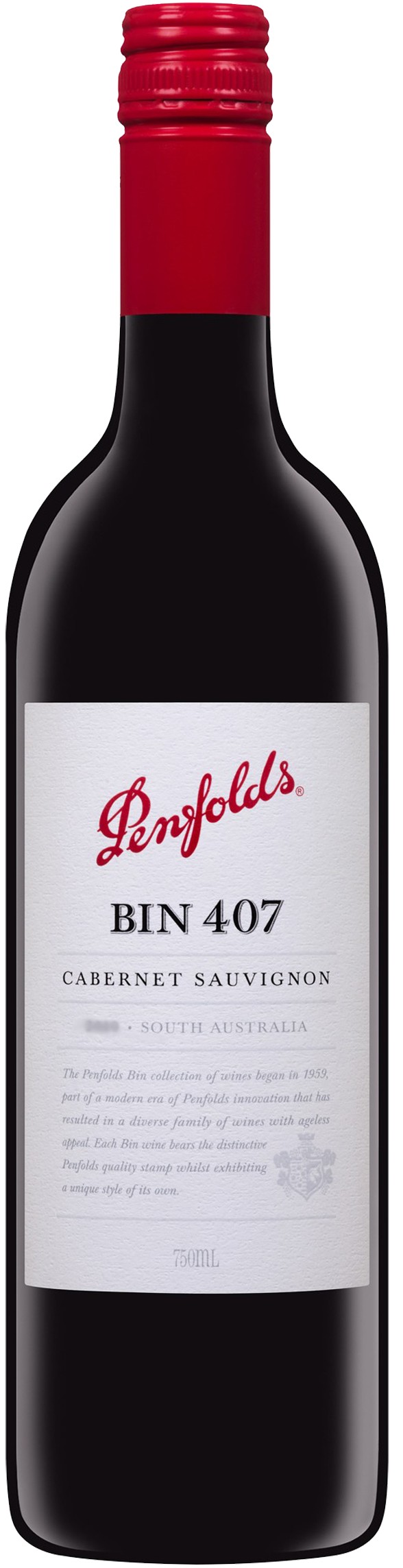 Penfolds Bin 407 Cabernet Sauvignon 2016