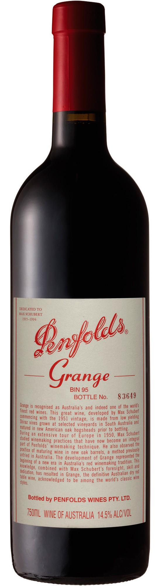 Penfolds Grange Shiraz 2012
