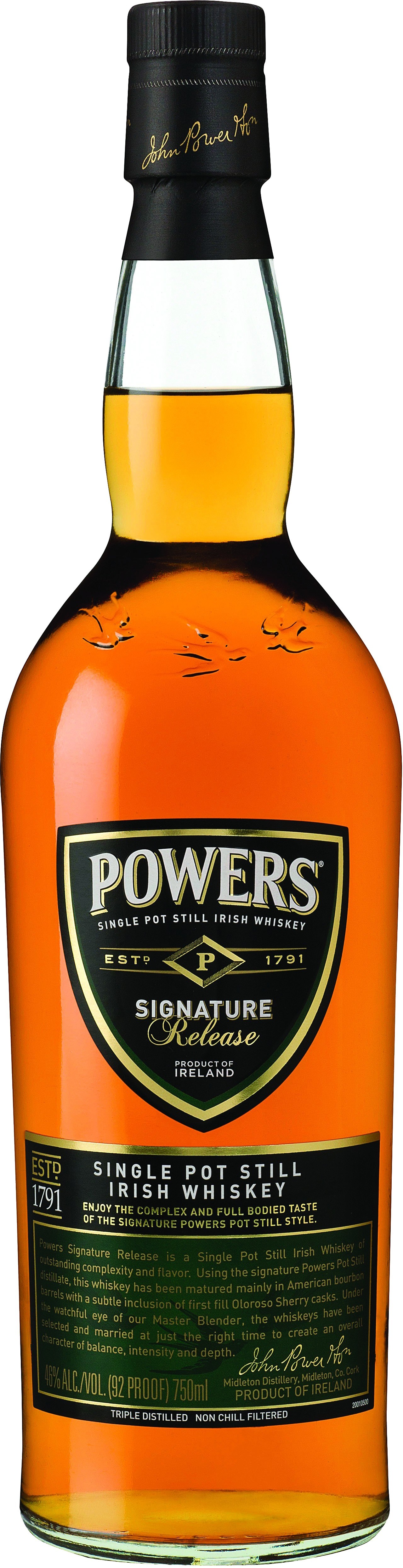 Powers Signature Release Irish Whiskey