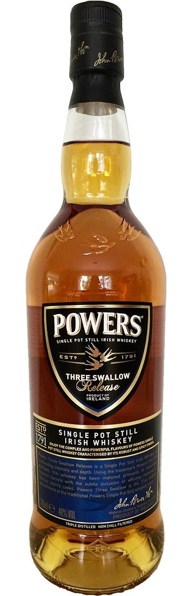 Powers Three Swallows Single Pot Still