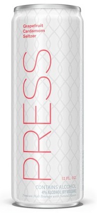 Press Grapefruit Cardamom Seltzer